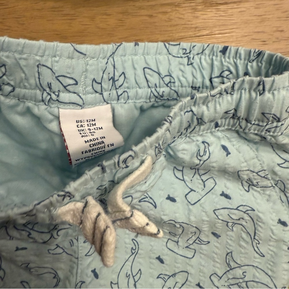 Tommy Bahama Aqua Dolphin Print Shirt and Shorts - Picture 4 of 4